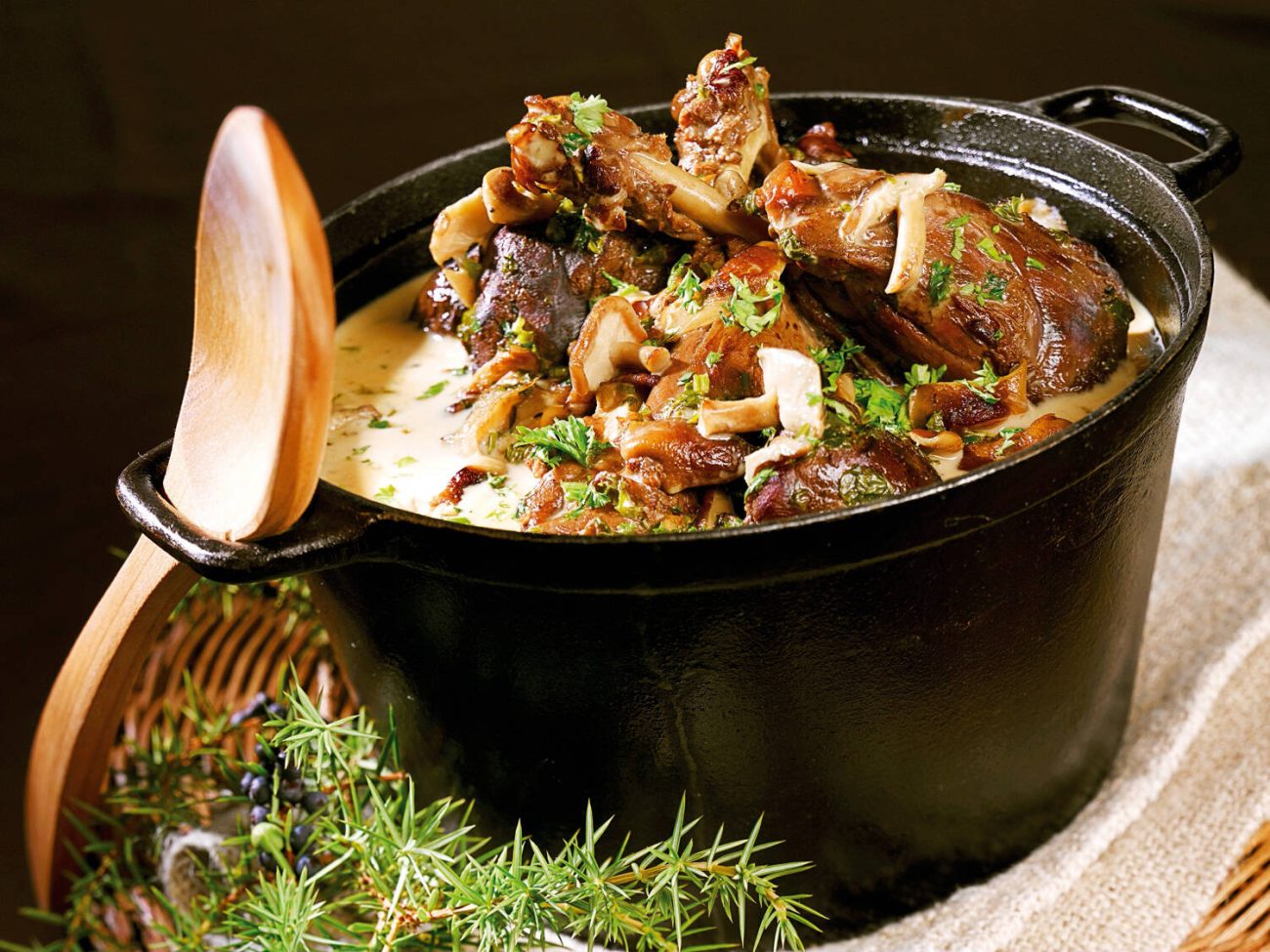 Jänistä riistakastikkeessa