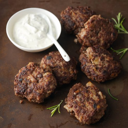 Jauheliha-sienipihvit