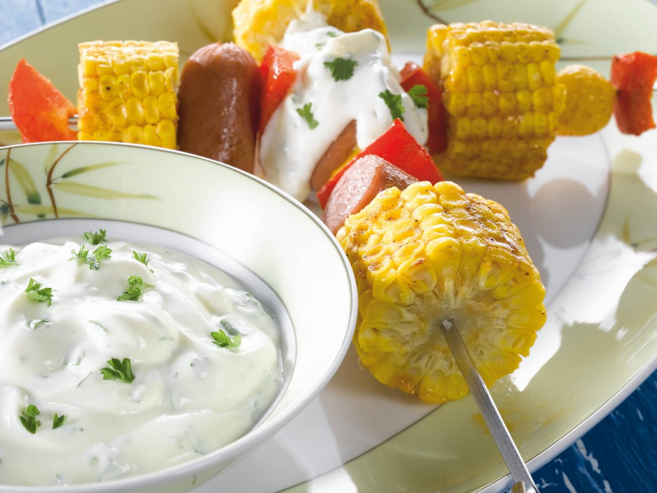 Grillatut maissivartaat