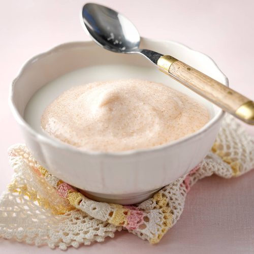 Raparperi-mansikkavispipuuro