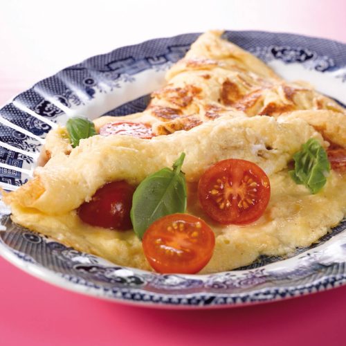 Juusto-tomaattimunakas