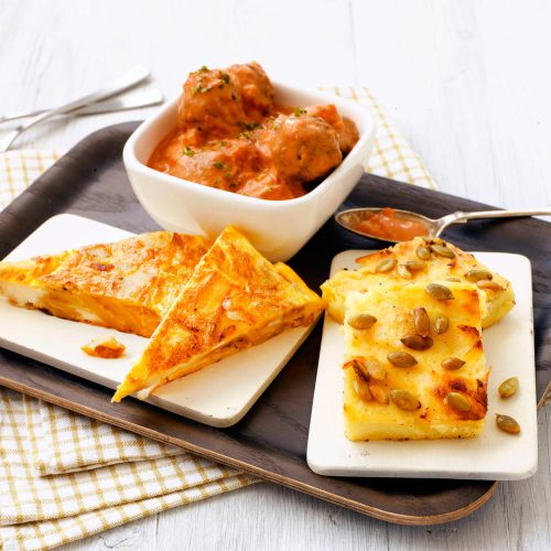 Espanjalaiset lihapyörykät tomaattikastikkeessa