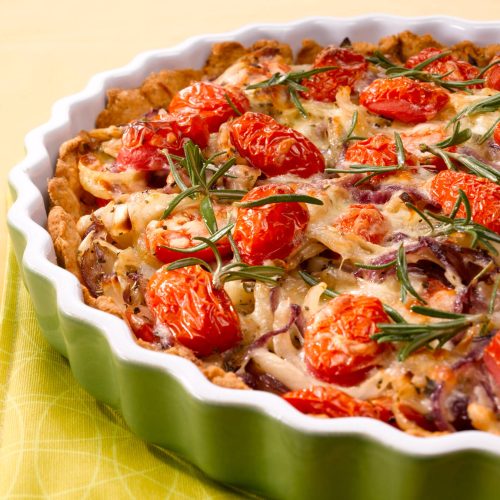 Yrttinen tomaattipiiras