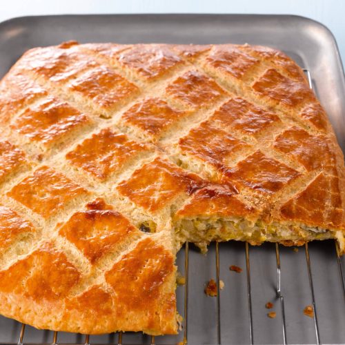 Purjo-sipulipiirakka