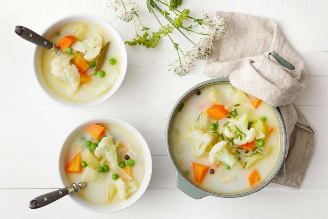 Kesäkeitto maitojauheesta