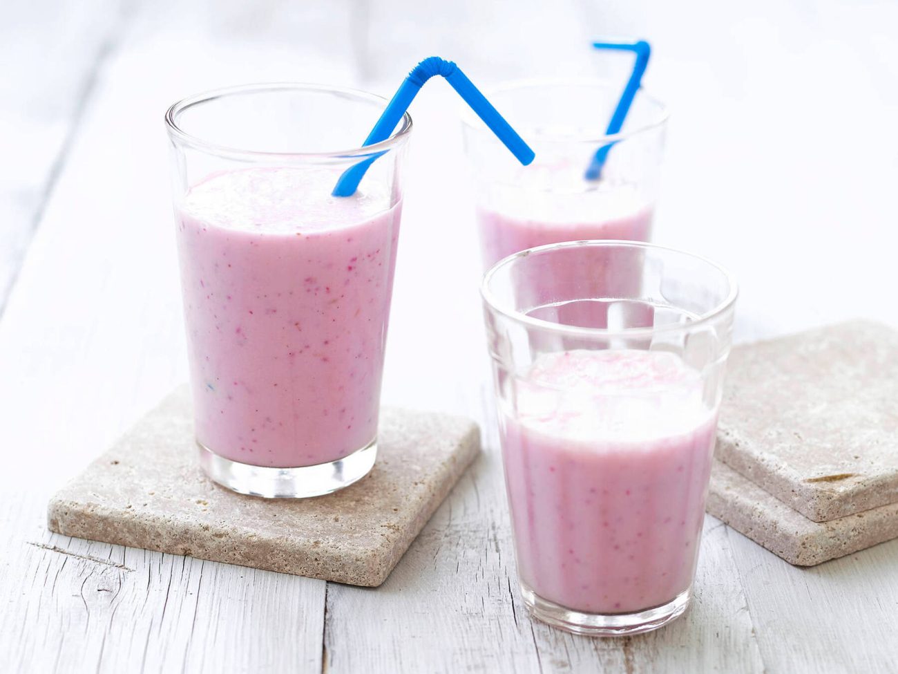 Vaniljainen mansikkajuoma