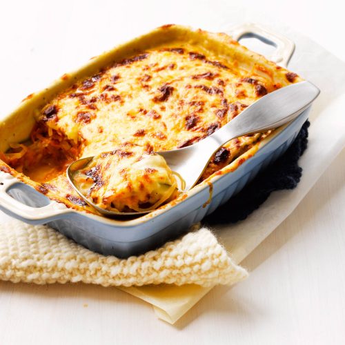 Mehevä kesäkurpitsalasagne