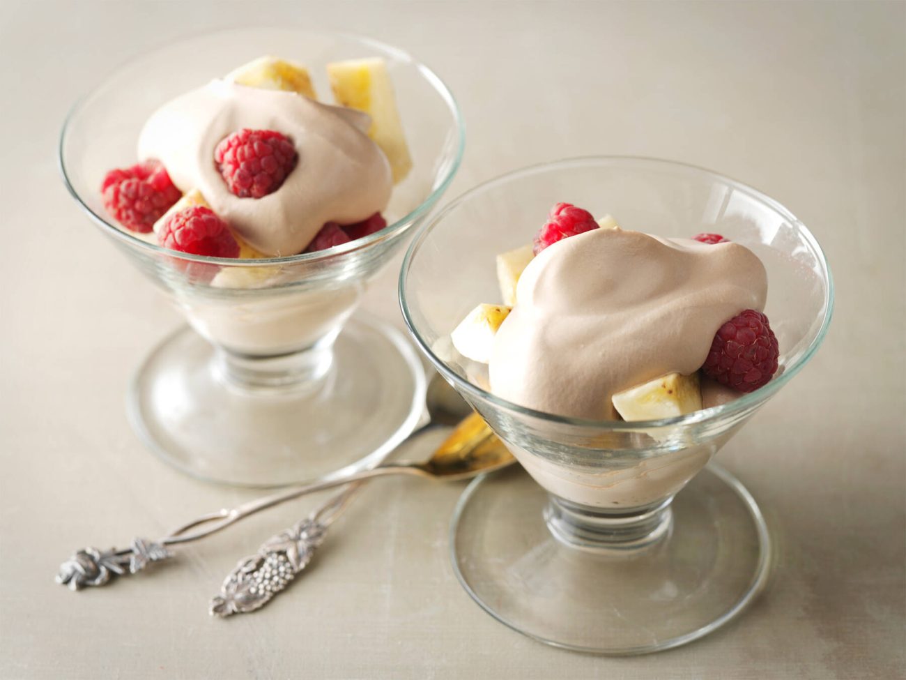 Banaani-vadelmaherkku