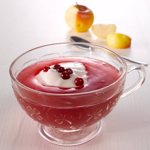 Marjakiisseli ja vaniljarahka