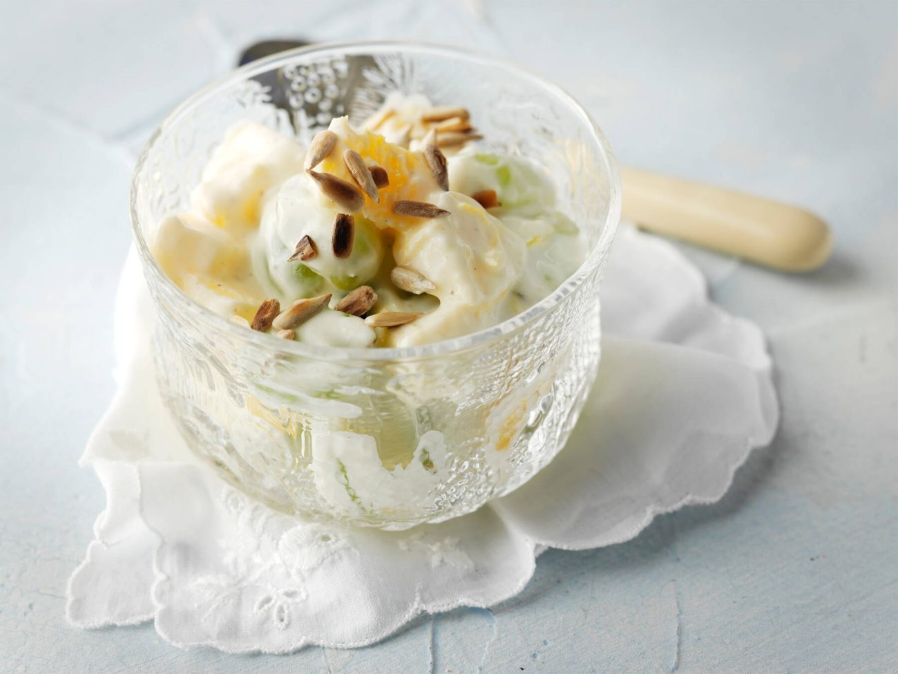 Hedelmäinen rahkavälipala