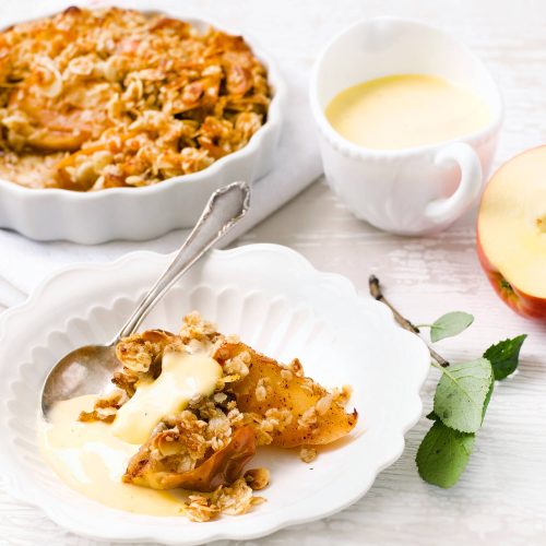 Omena-kauratoskapaistos