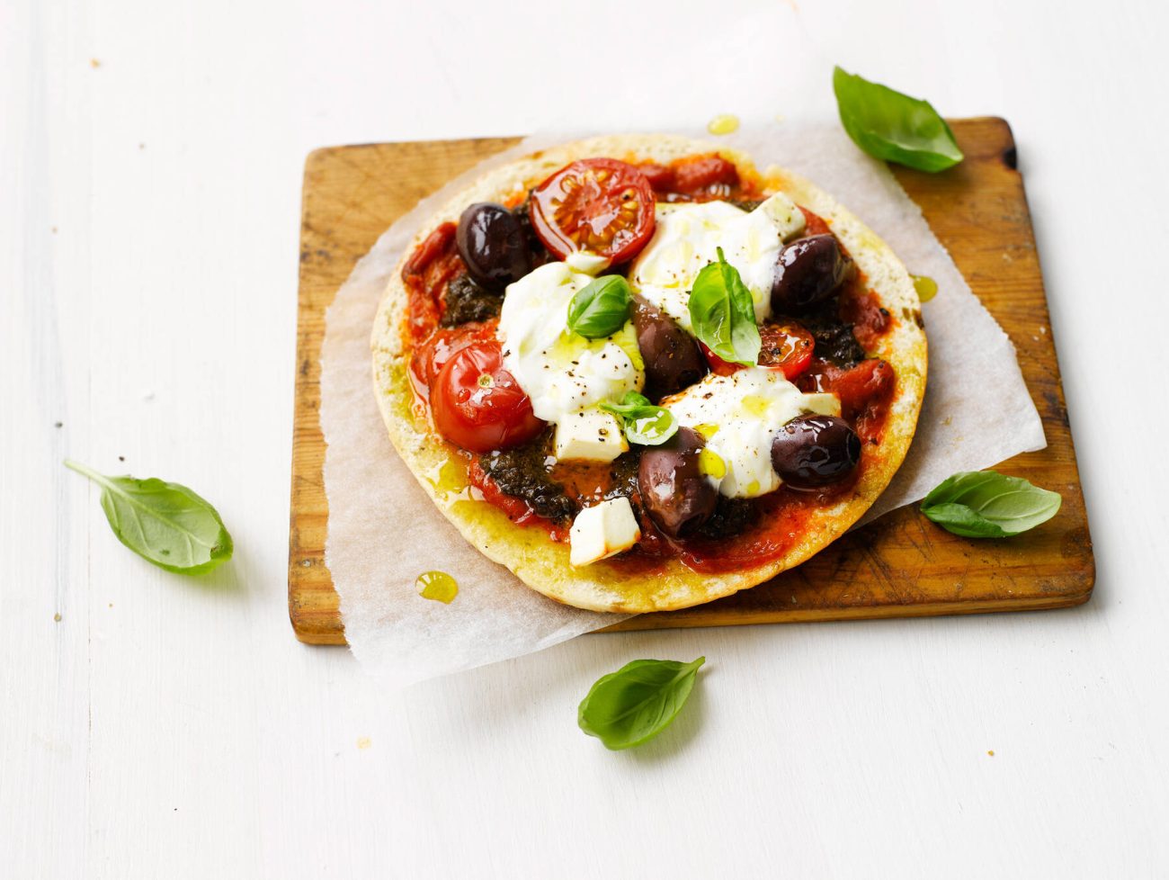 Kreikkalaiset pitapizzat