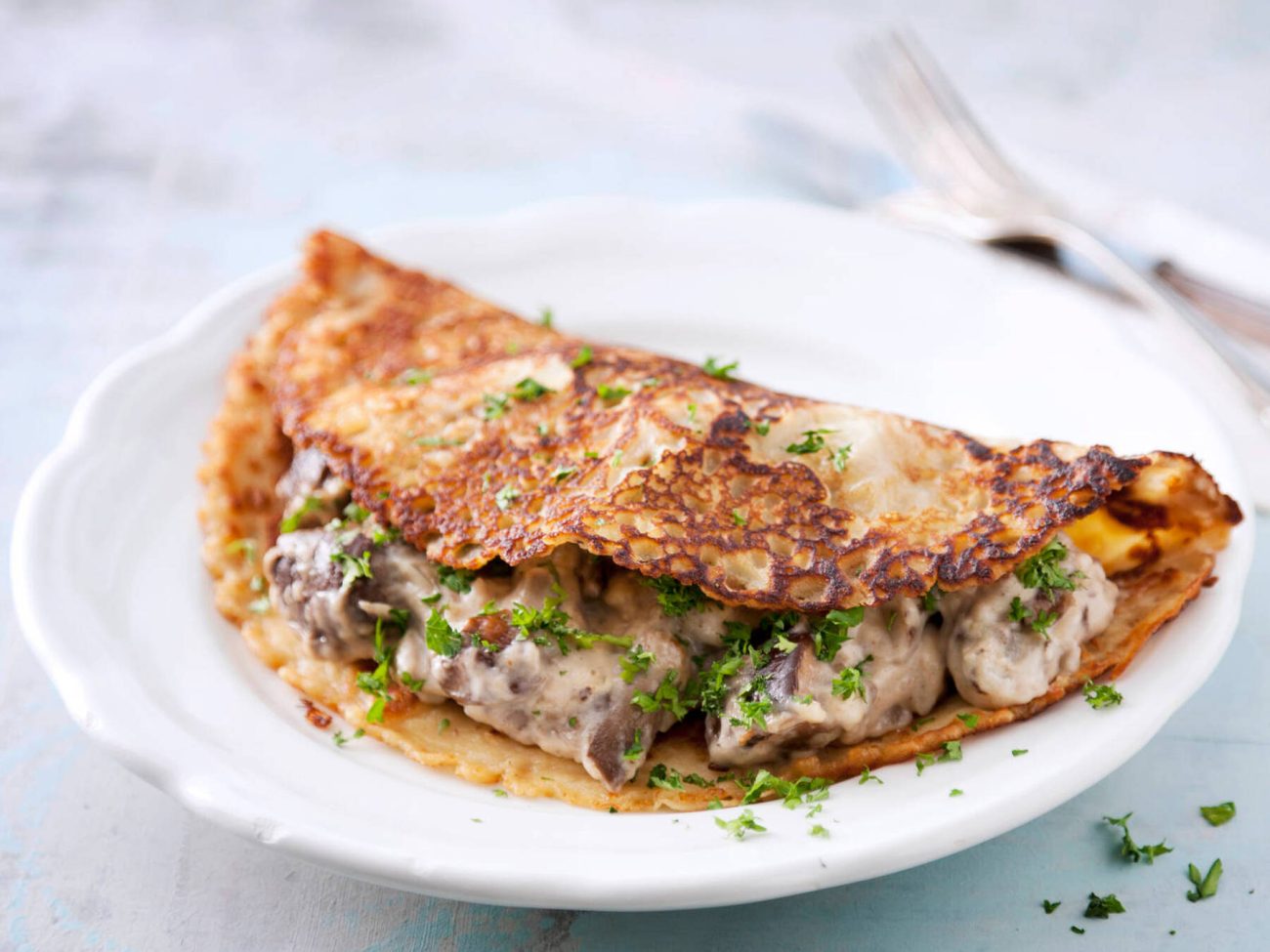 Sienimuhennos muurinpohjaletuille