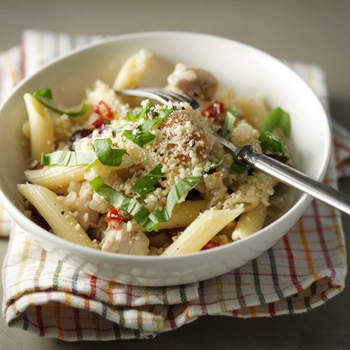 Juusto-broileripasta