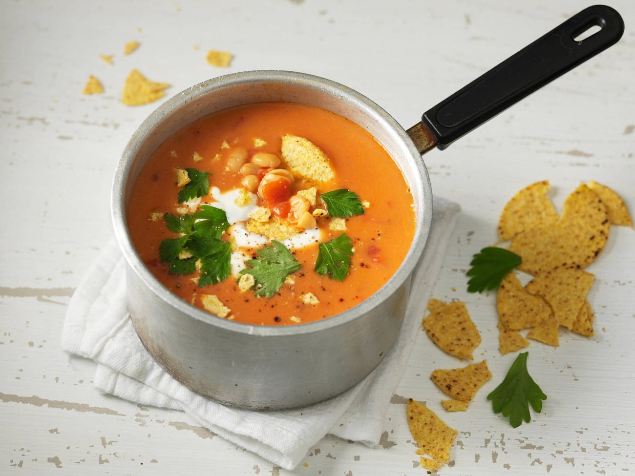 Tomaattinen papukeitto