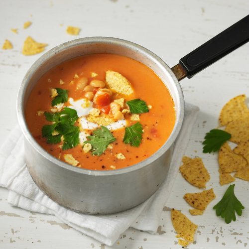 Tomaattinen papukeitto