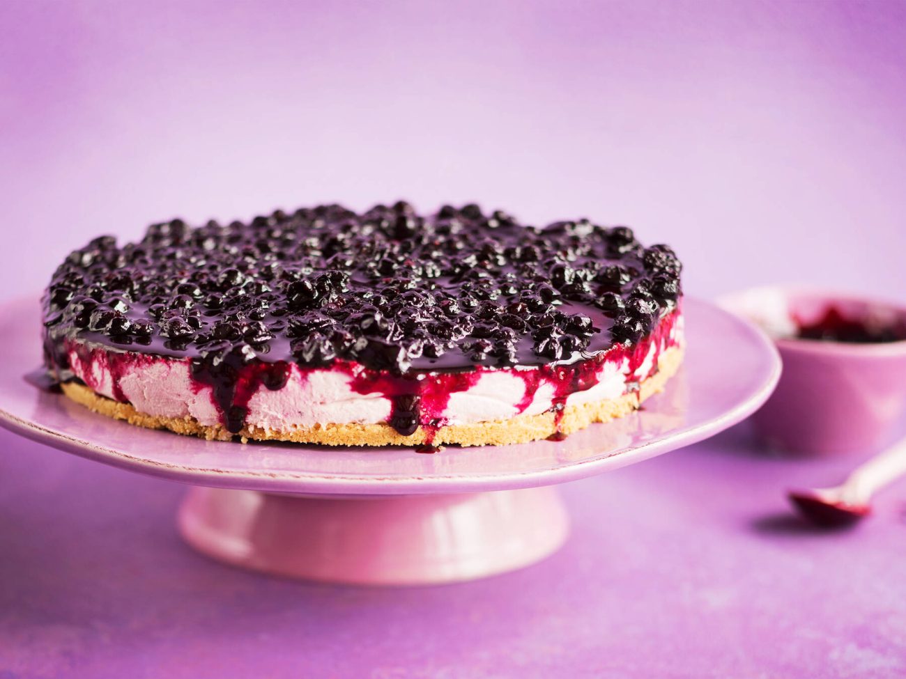 Mustaherukkajuustokakku