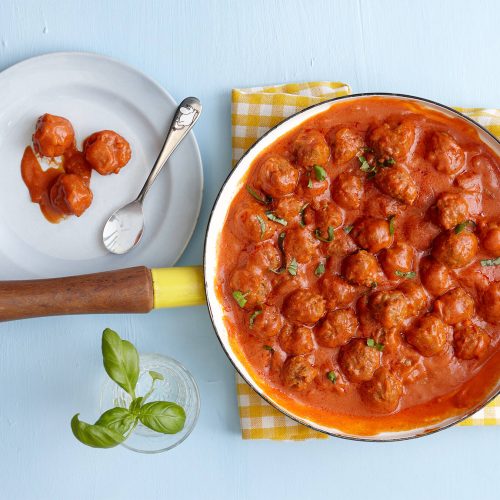 Tomaattiset minilihapullat lapsille