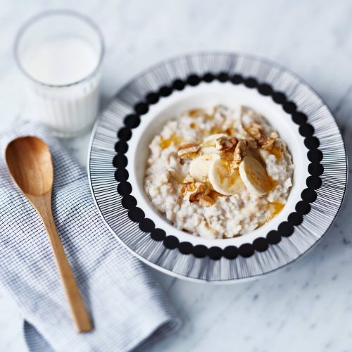 Banaani-saksanpähkinäpuuro