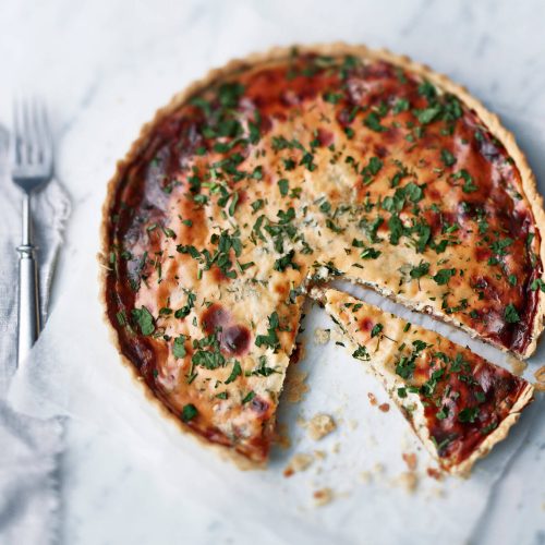 Quiche Lorraine maitojauheella