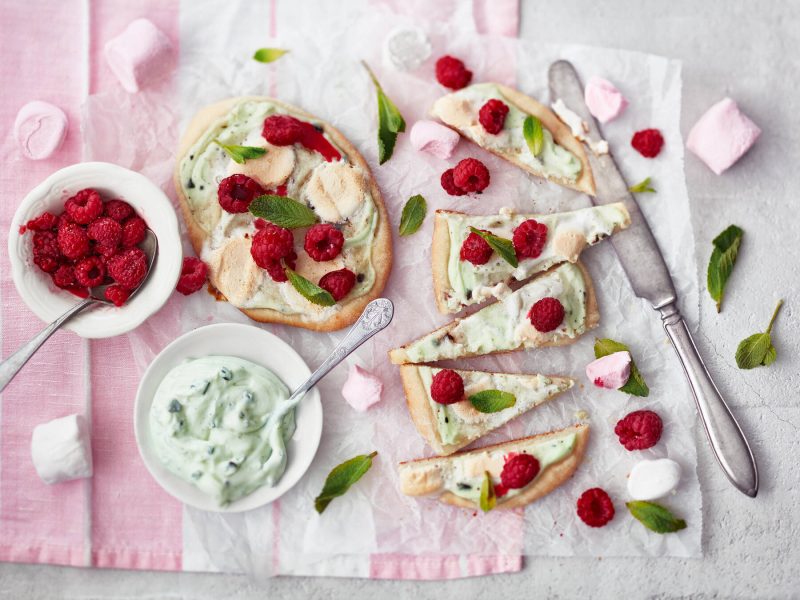 Vaahtokarkkipizzat