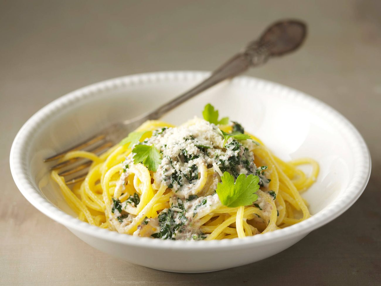 Kermainen anjovispasta