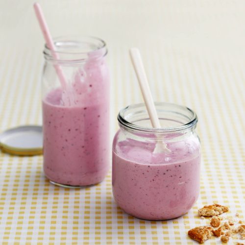 Mustikka-rahkasmoothie