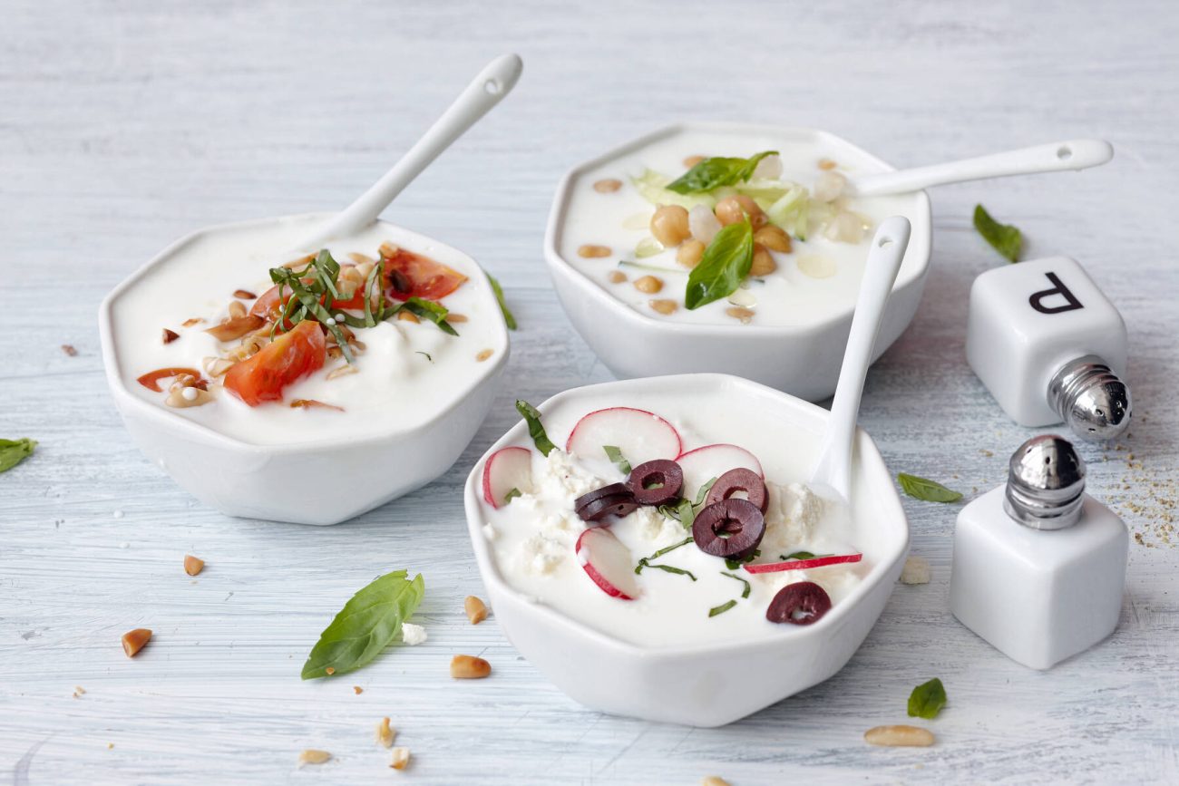 Itse tehty suolainen jogurtti