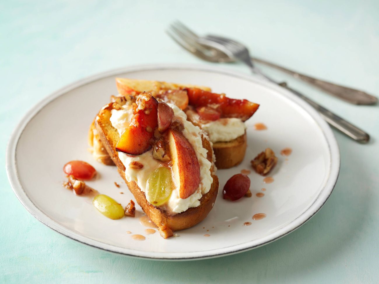 Makea hedelmäbruschetta