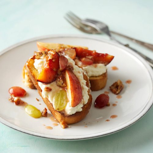 Makea hedelmäbruschetta