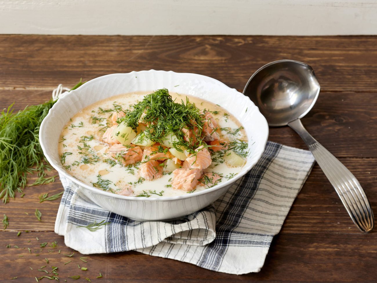 Kalakeitto itse tehdyllä liemellä