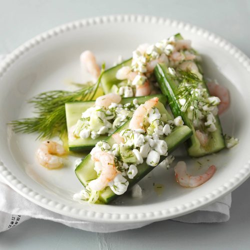 Kurkku-katkarapuveneet