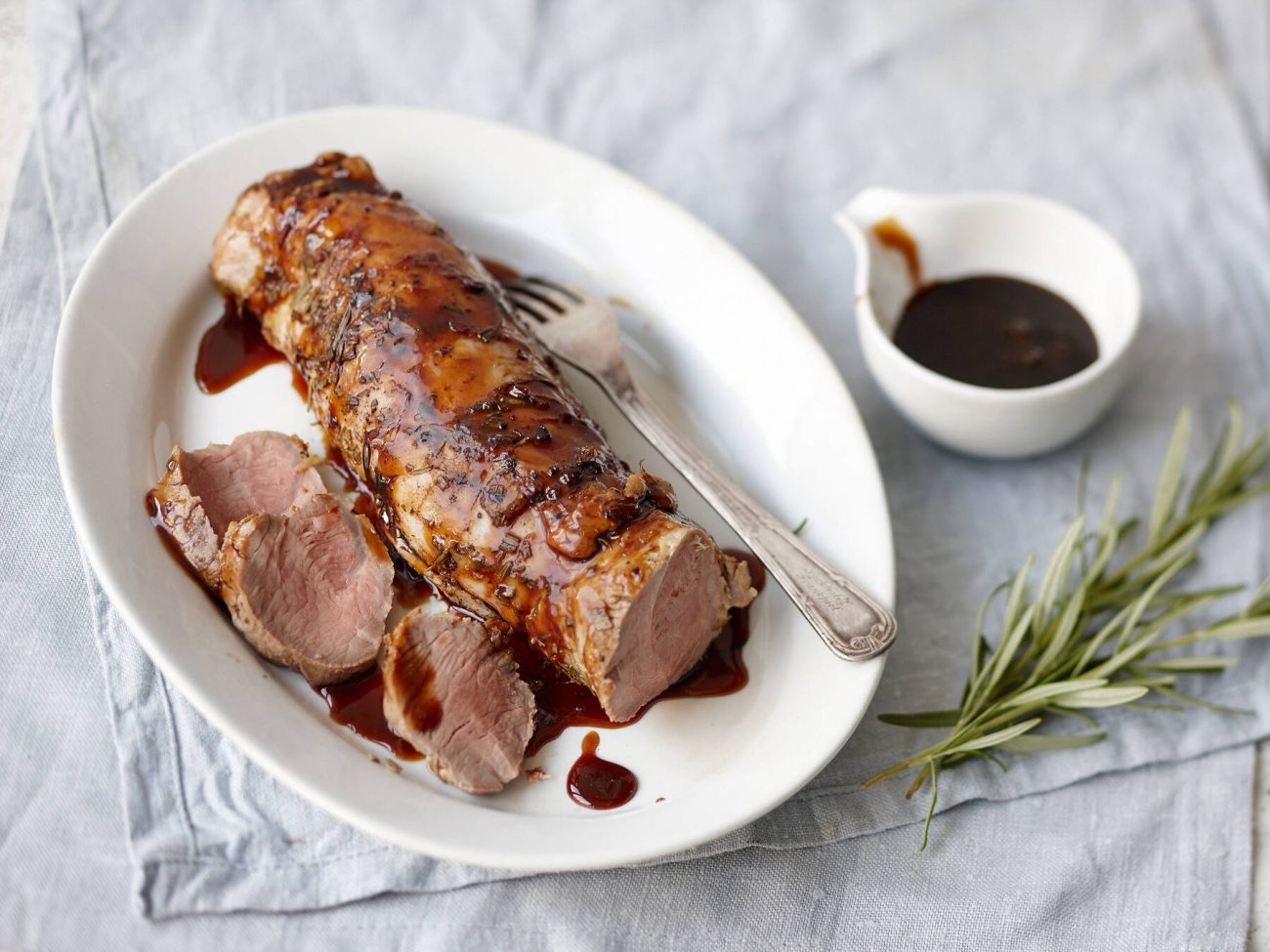 Glaseerattua porsaan sisäfilettä