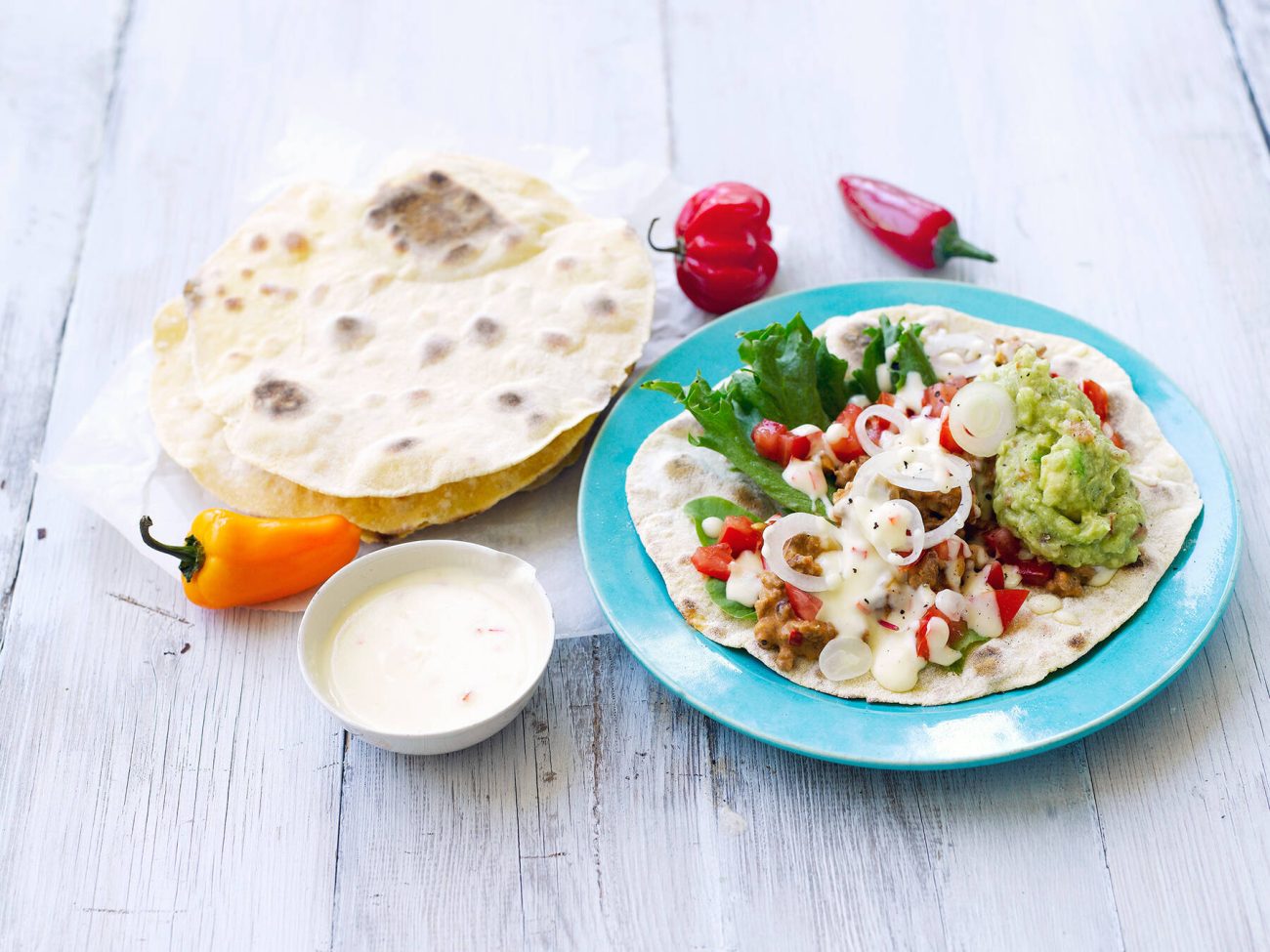 Maissitortilla-ateria