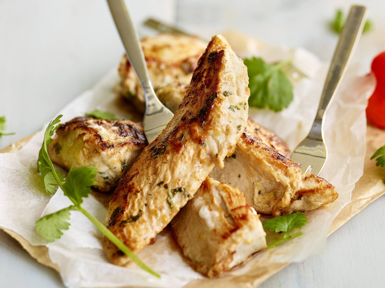 Piimämarinoitu broileri