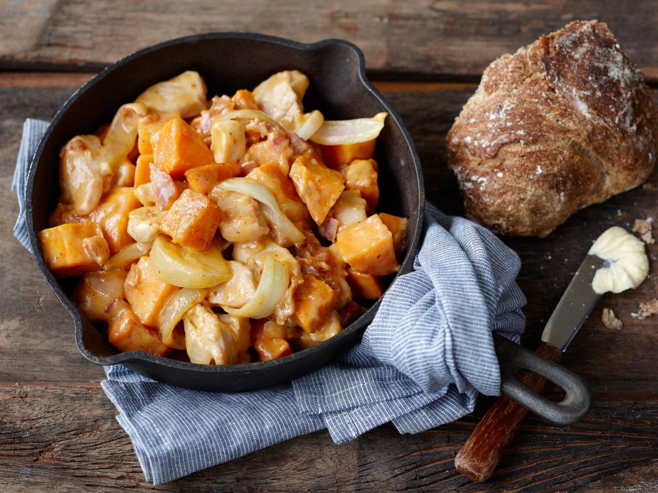 Bataatti-broileripannu