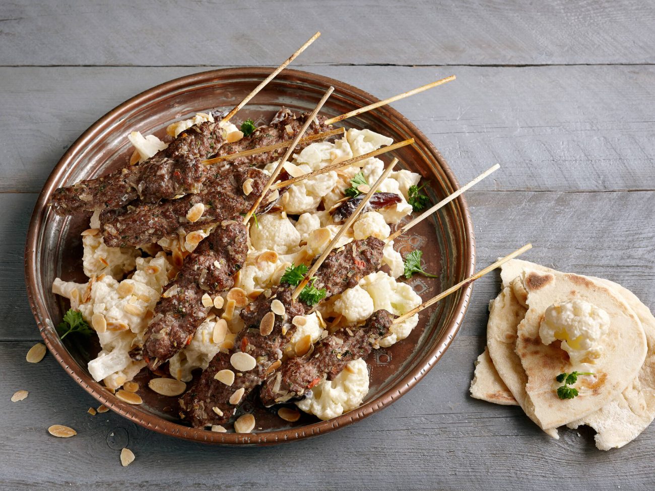 Lammas-kaftat & kukkakaalilisäke