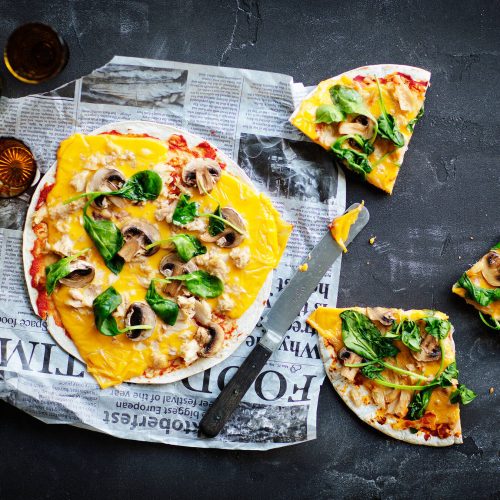 Pikapizza tortillalettuun