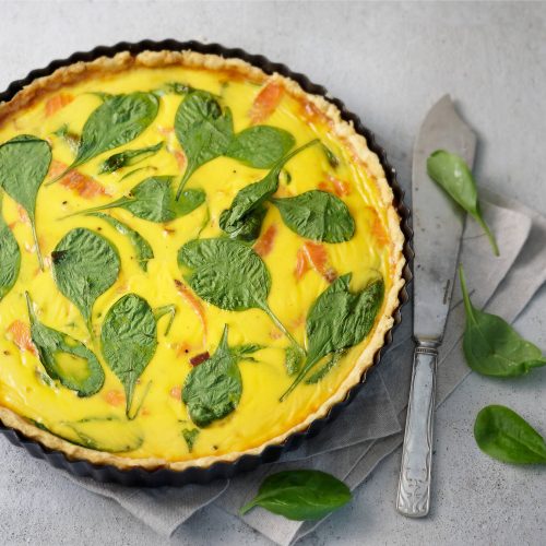 Cheddar-lohipiirakka