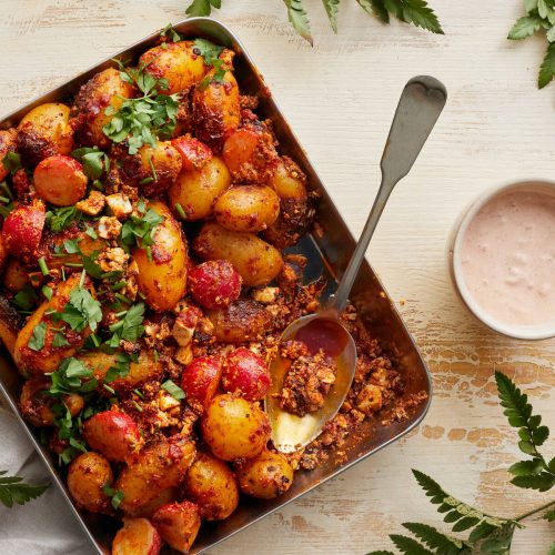 Grillatut Nduja-perunat