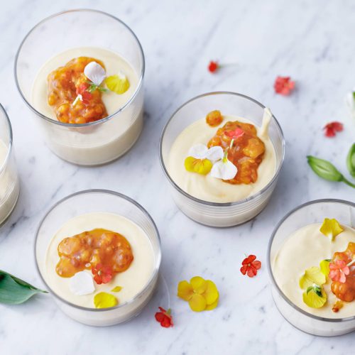 Lakka panna cotta