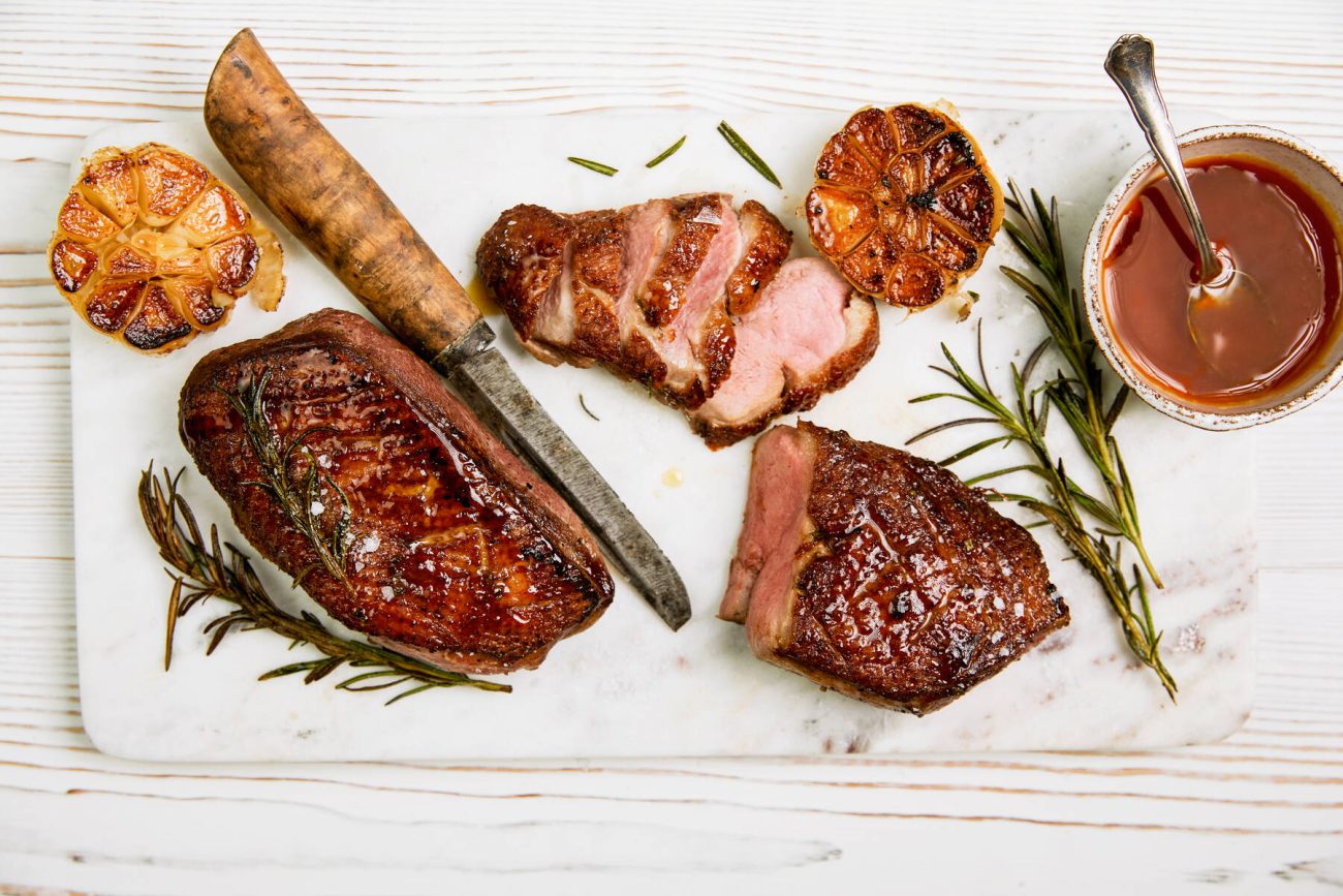 Appelsiini-rosmariiniankkaa