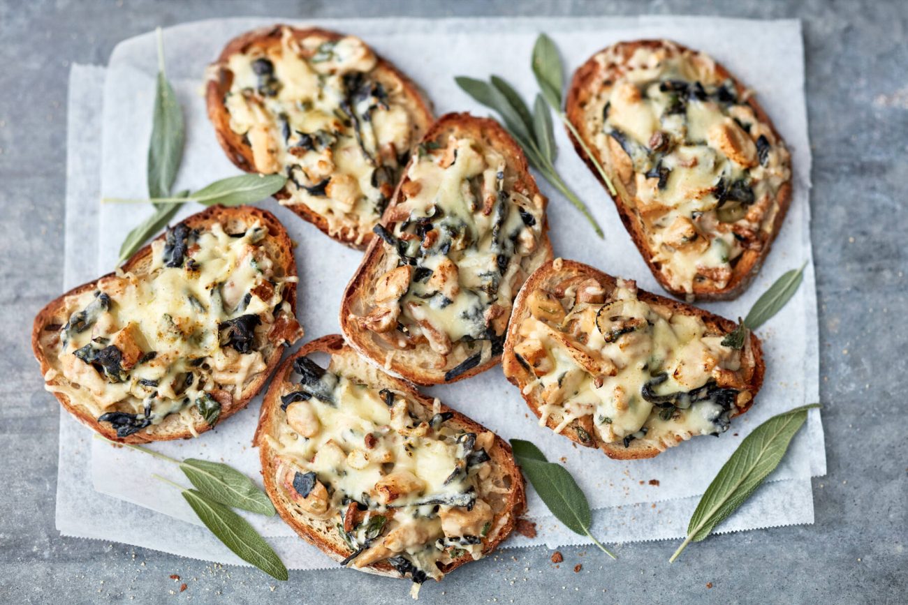 Lämmin Mifu-sienileipä