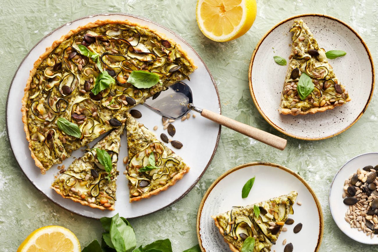 Pinaatti-perunapiirakka