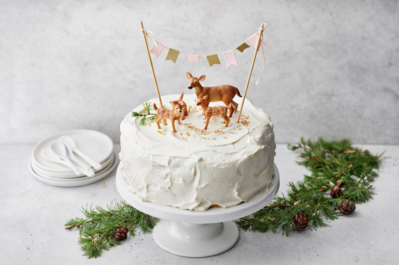 Eläinkakku lastenjuhliin