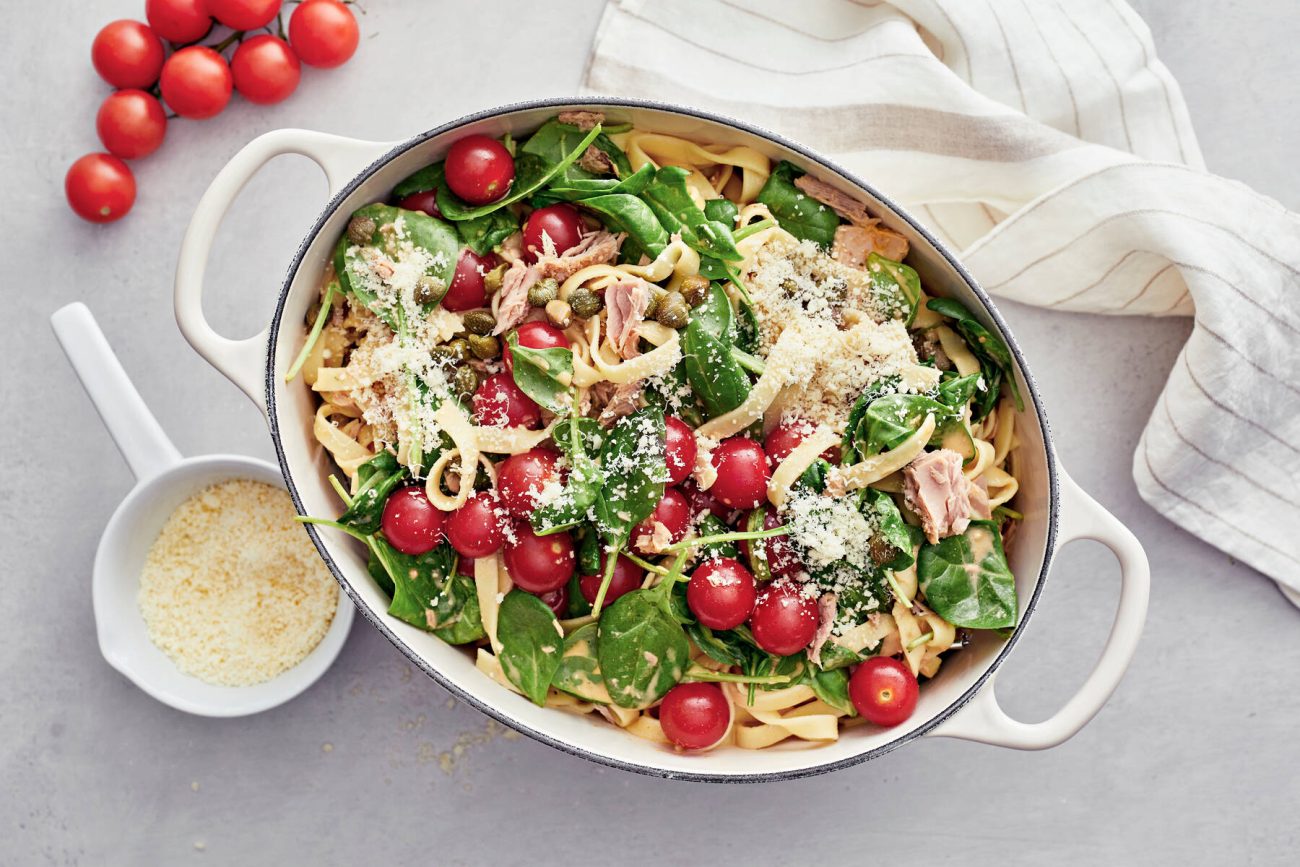 Yhden pannun tonnikalapasta