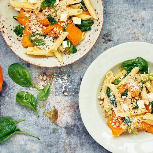 Hokkaido-kurpitsapasta