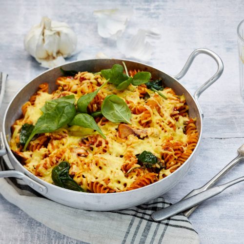 Vegaaninen uunipasta