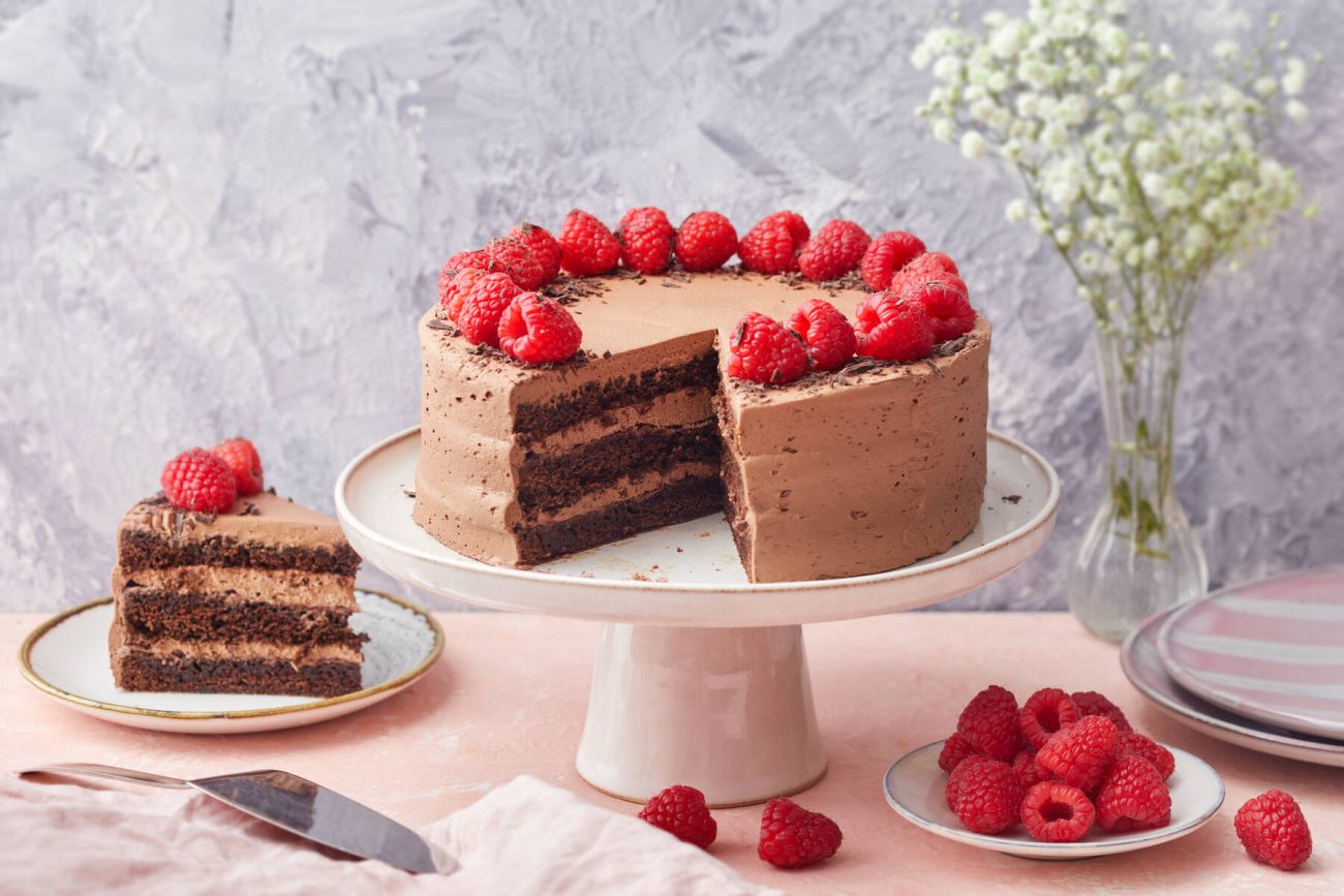 Vegaaninen suklaakakku