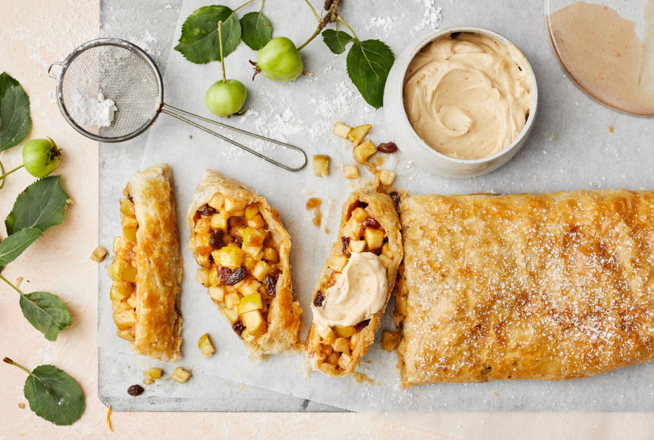 Helppo omena-kanelistruudeli